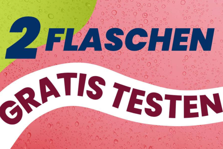 Zwei Flaschen Gerolsteiner gratis testen